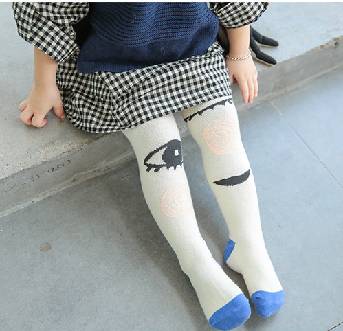 Kid fun tights, four season pants, big eyes 2-4 years